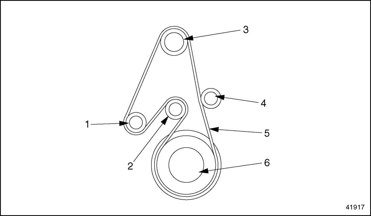detroit 60 series belt diagram