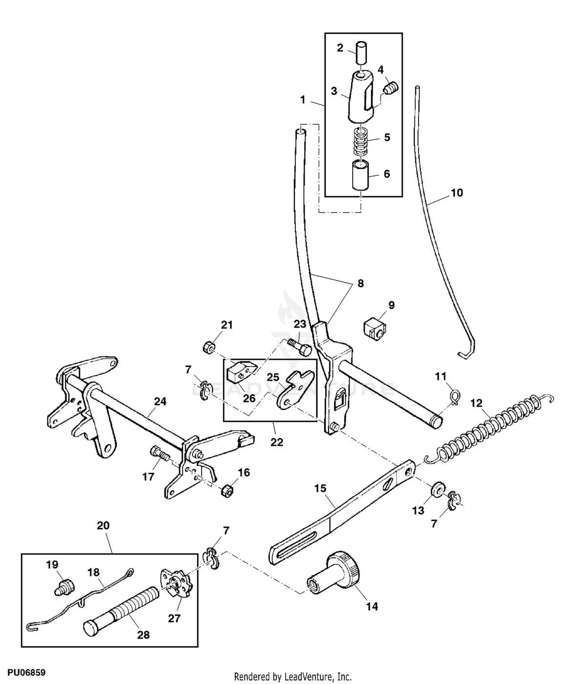 john deere sabre deck belt diagram