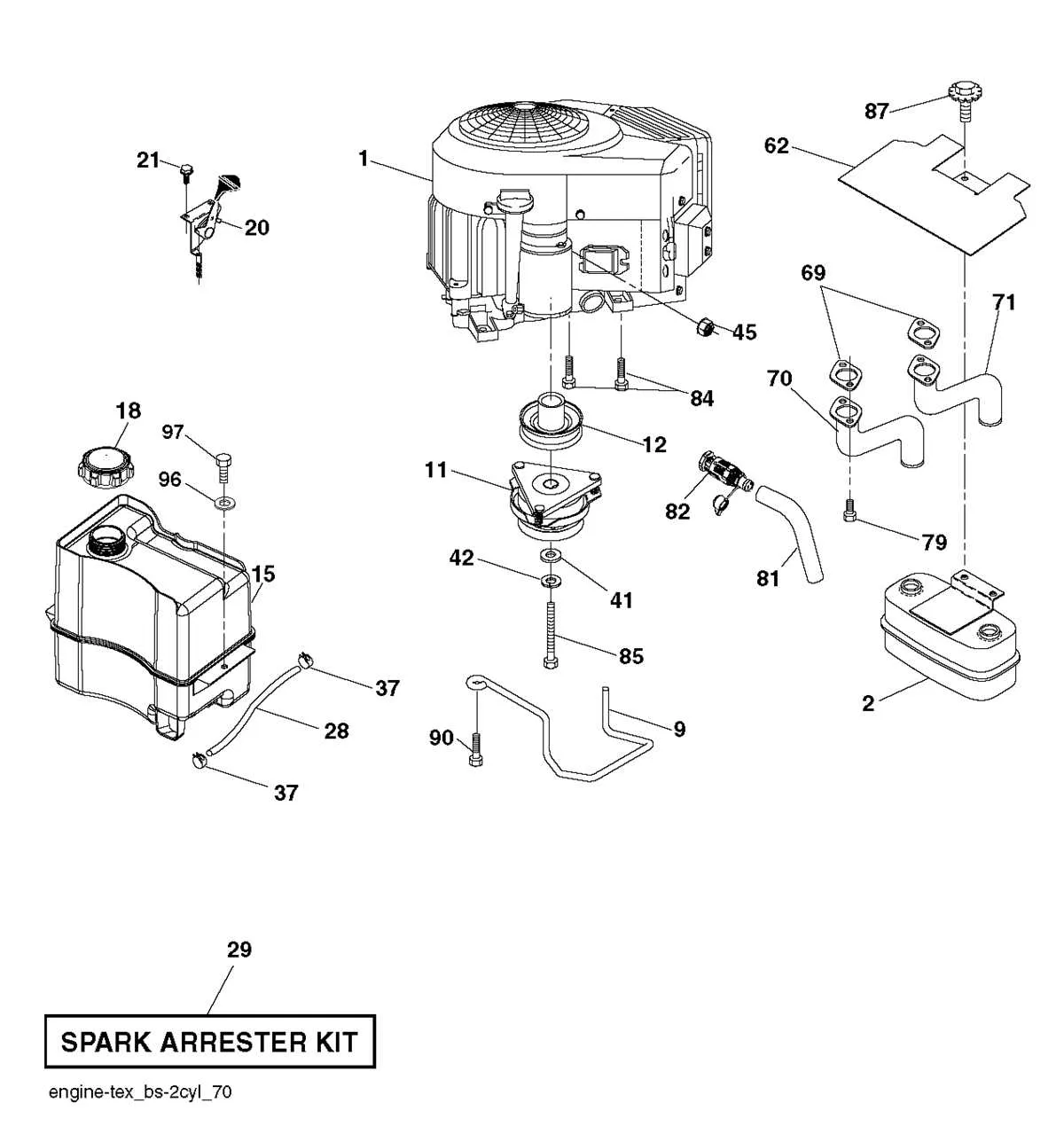yth2348 drive belt diagram