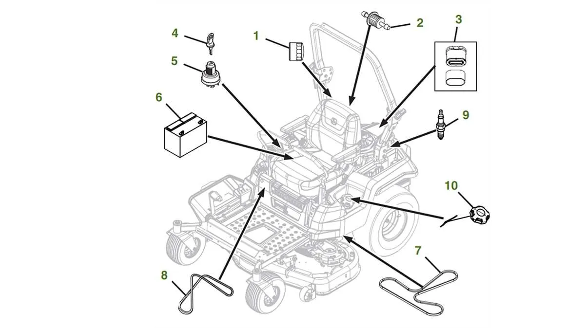 belt diagram john deere z425