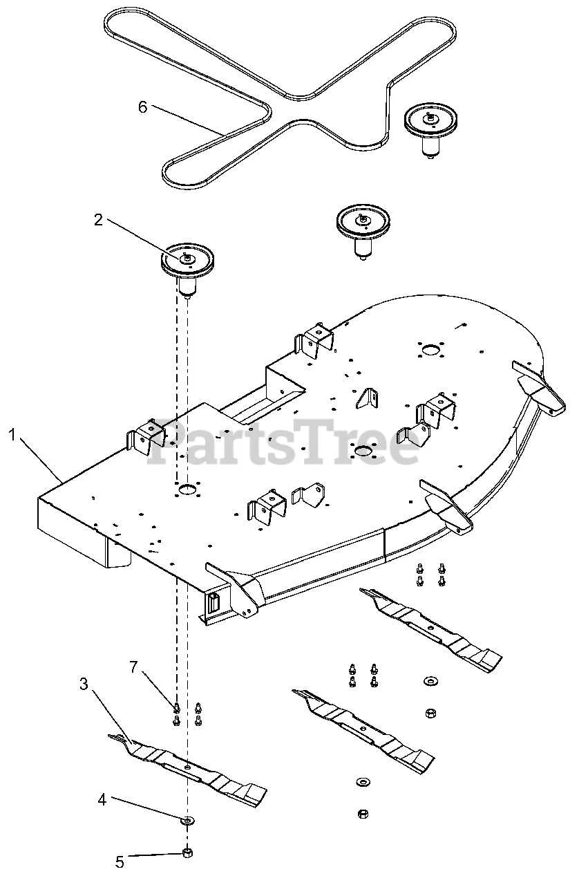 gravely deck belt diagram