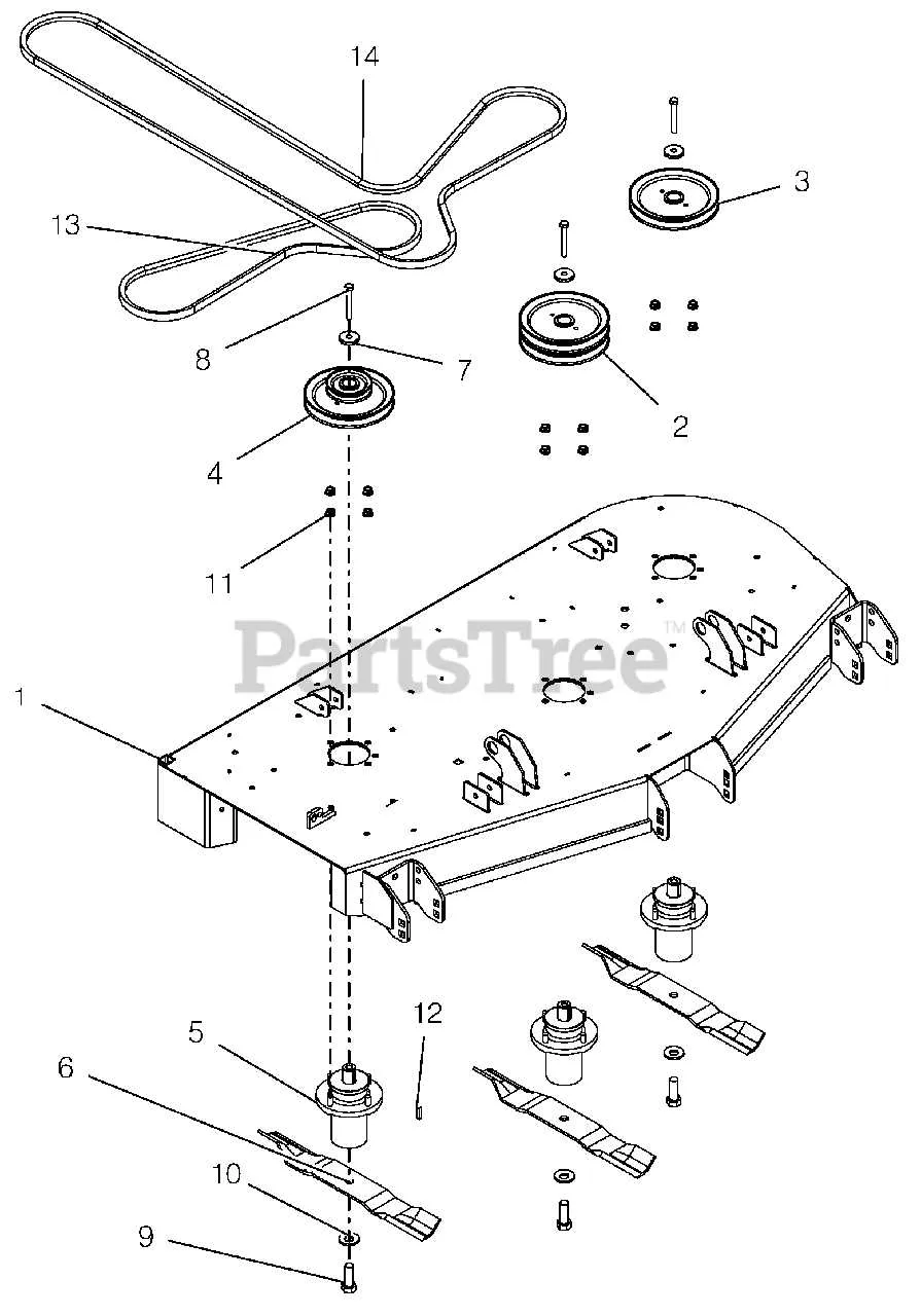 gravely ztx 42 drive belt diagram