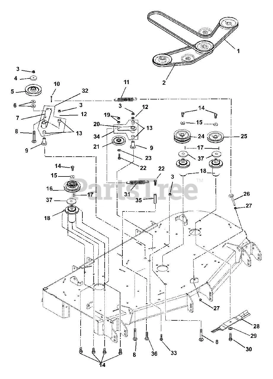 gravely ztx 52 belt diagram