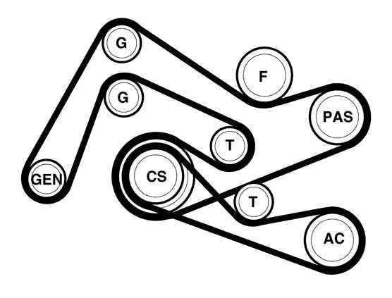 diagram audi 3.0 tdi serpentine belt