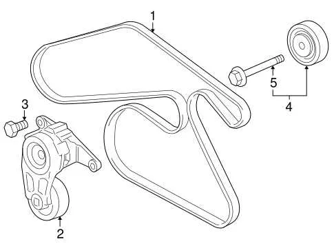 2014 traverse belt diagram
