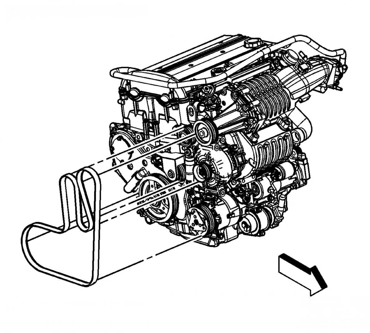 2013 traverse belt diagram