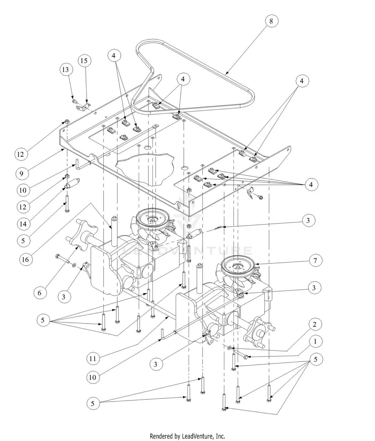 cub cadet z force 54 drive belt diagram
