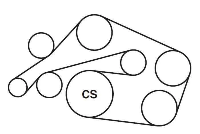 2015 serpentine belt diagram