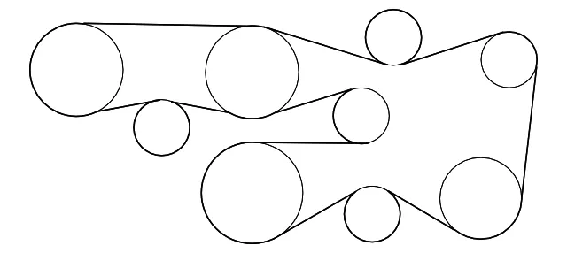 2012 toyota sienna serpentine belt diagram