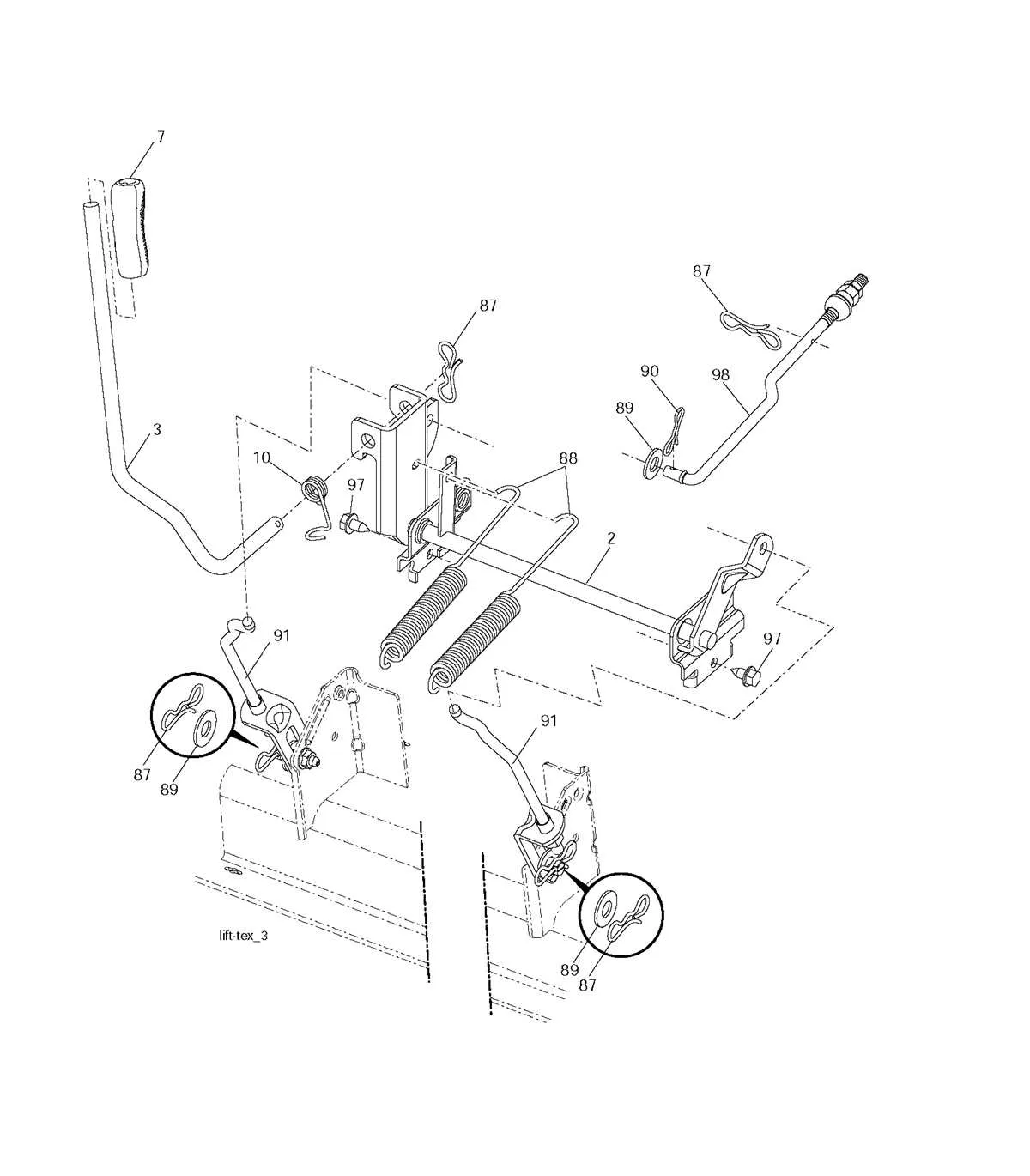 husqvarna 2348 belt diagram