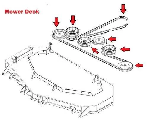 husqvarna yth2348 belt diagram