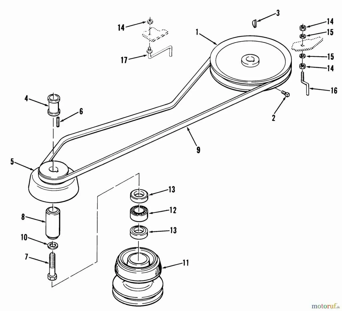 toro wheel horse belt diagram