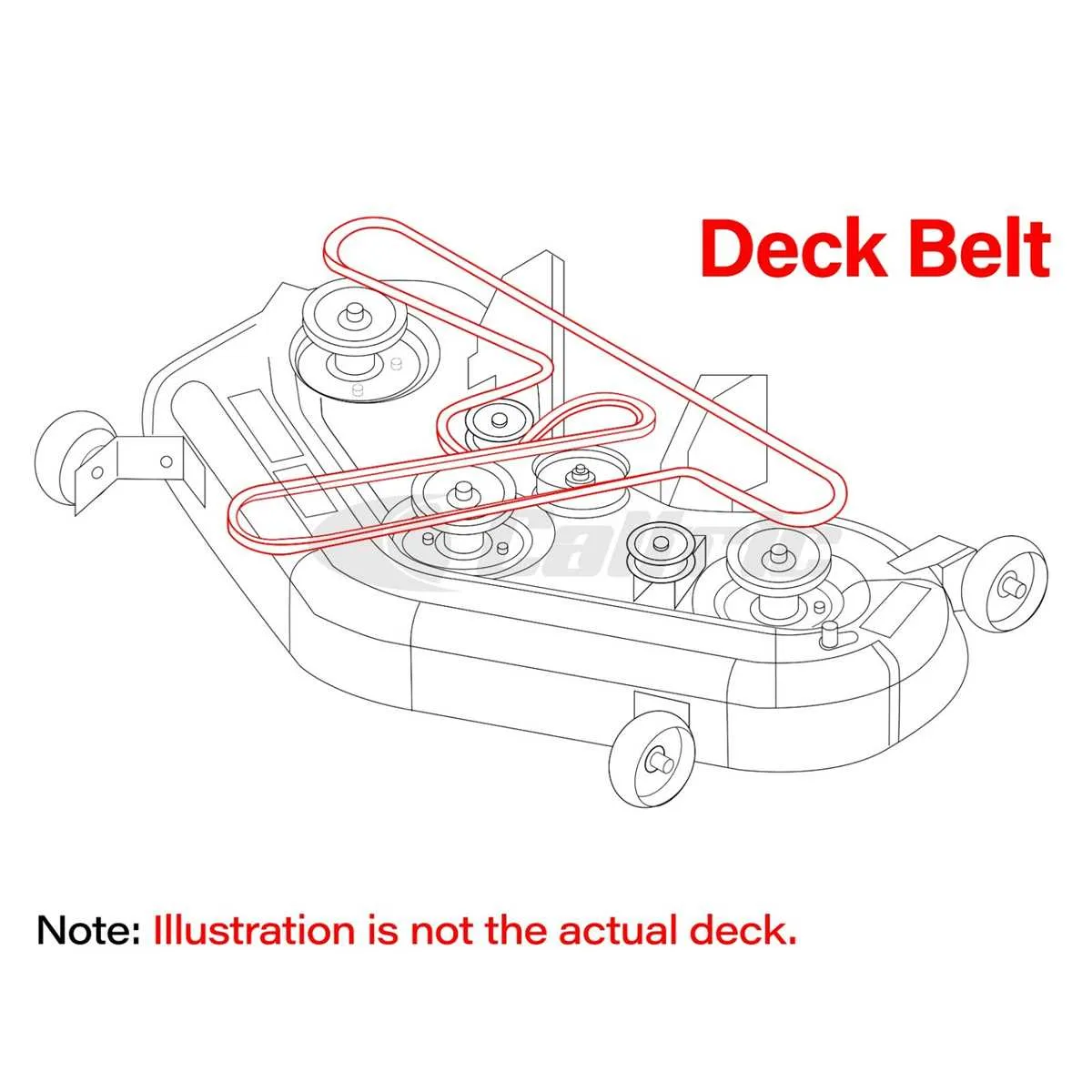 husqvarna gt2254 deck belt diagram