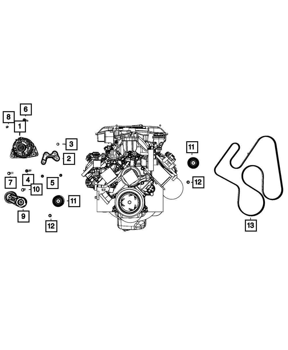 2008 dodge ram 5.7 belt diagram