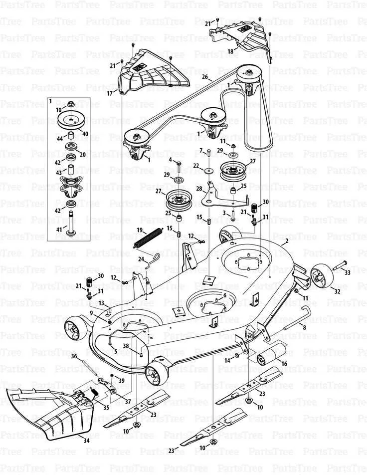 cub cadet xt2 belt diagram