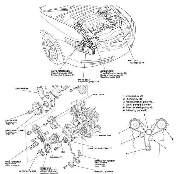 2008 acura tsx serpentine belt diagram
