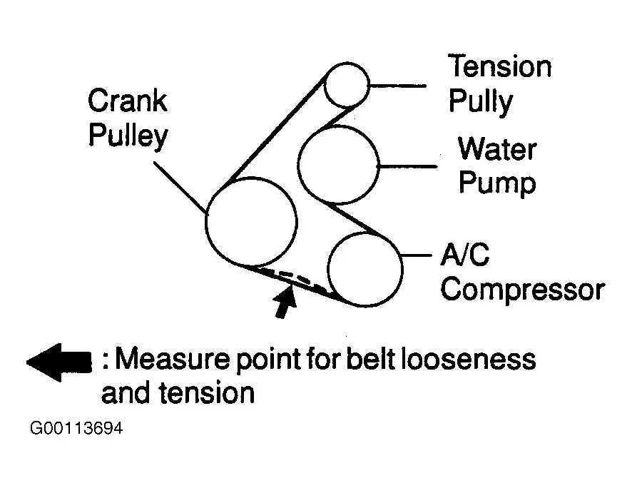 2005 toyota corolla belt diagram