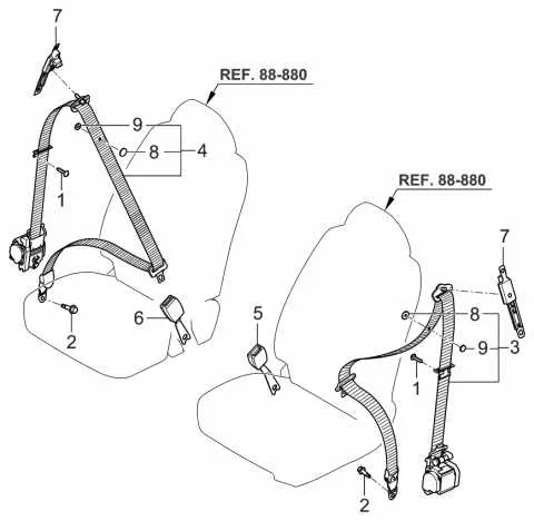 2009 kia spectra belt diagram