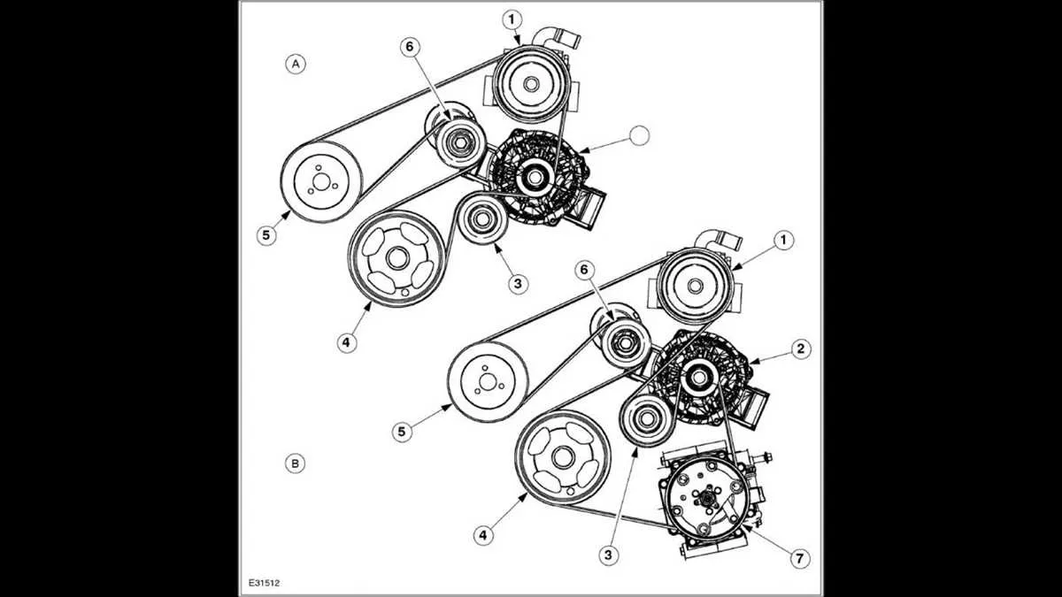 2009 ford focus belt diagram