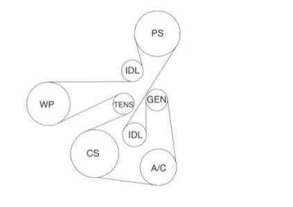 2011 dodge avenger serpentine belt diagram