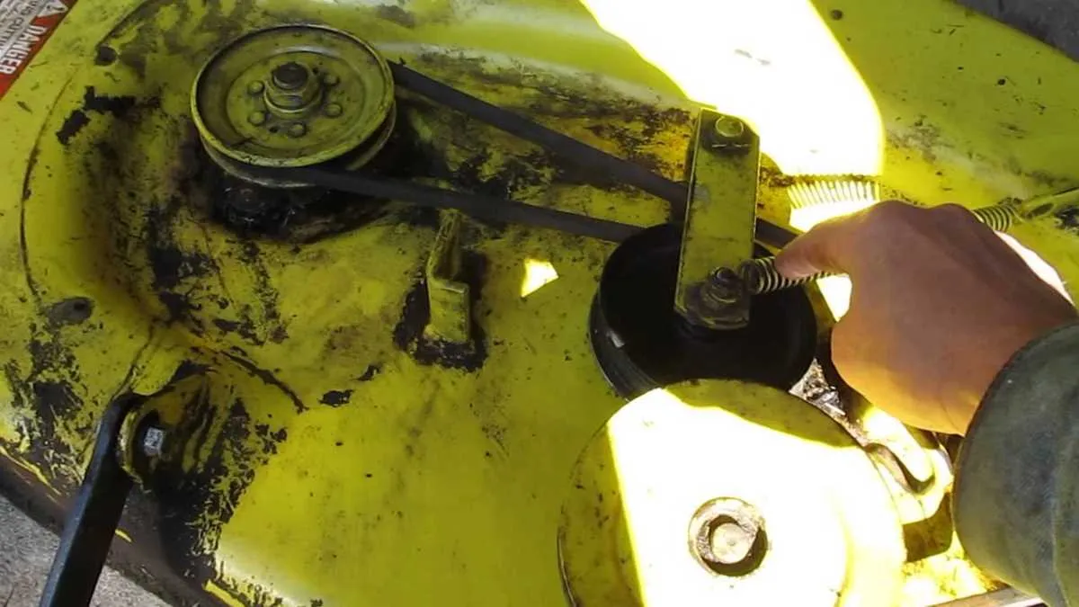john deere 214 belt diagram