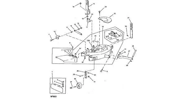 john deere 38 inch deck belt diagram