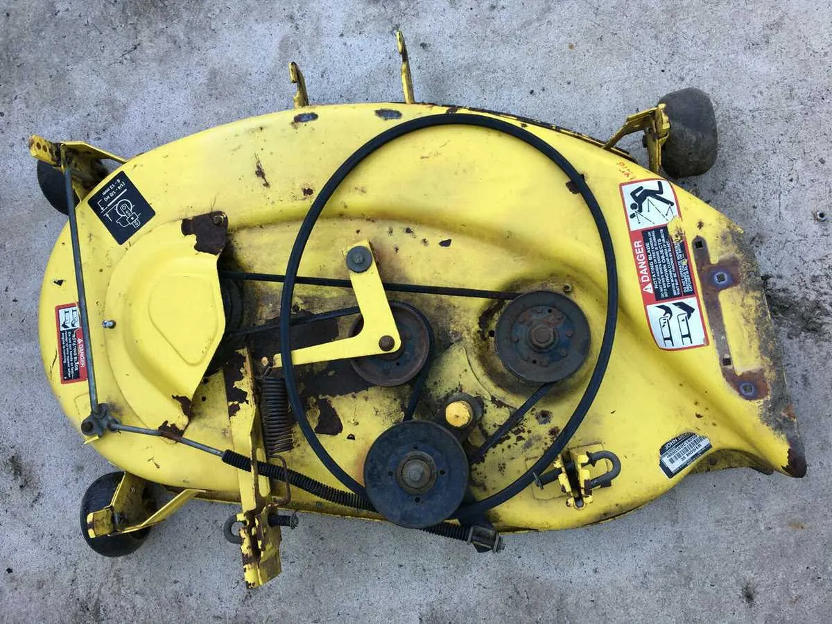 john deere 38 inch mower deck belt diagram