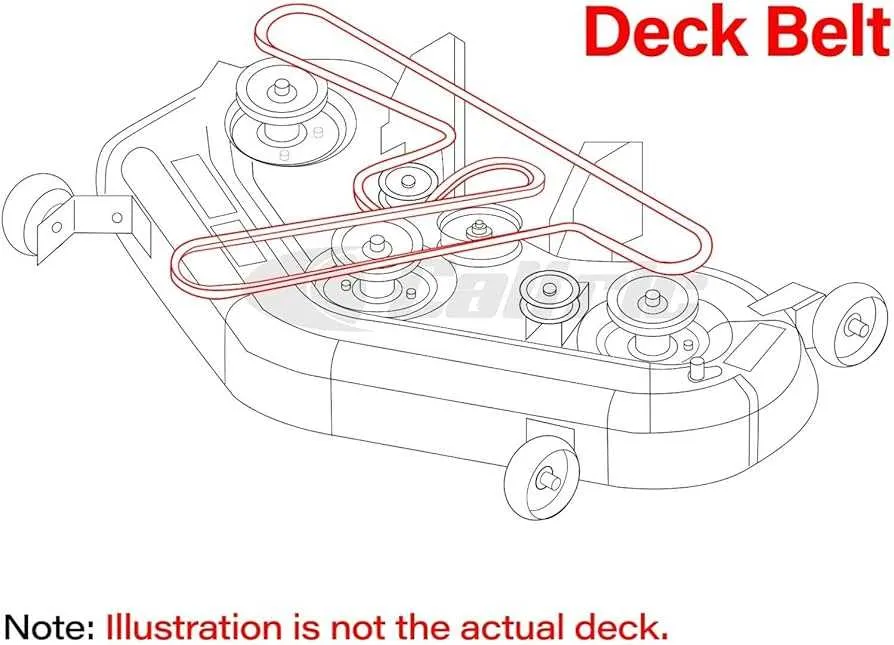 john deere 38 inch mower deck belt diagram