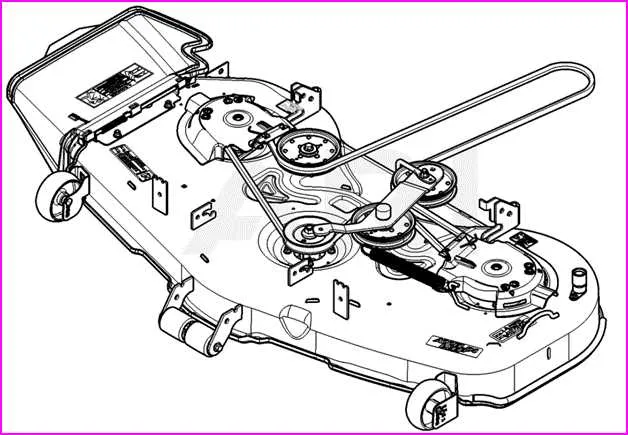 john deere 48 inch belt diagram