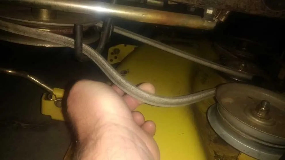 john deere l118 deck belt diagram