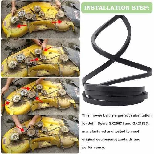 john deere l130 deck belt diagram