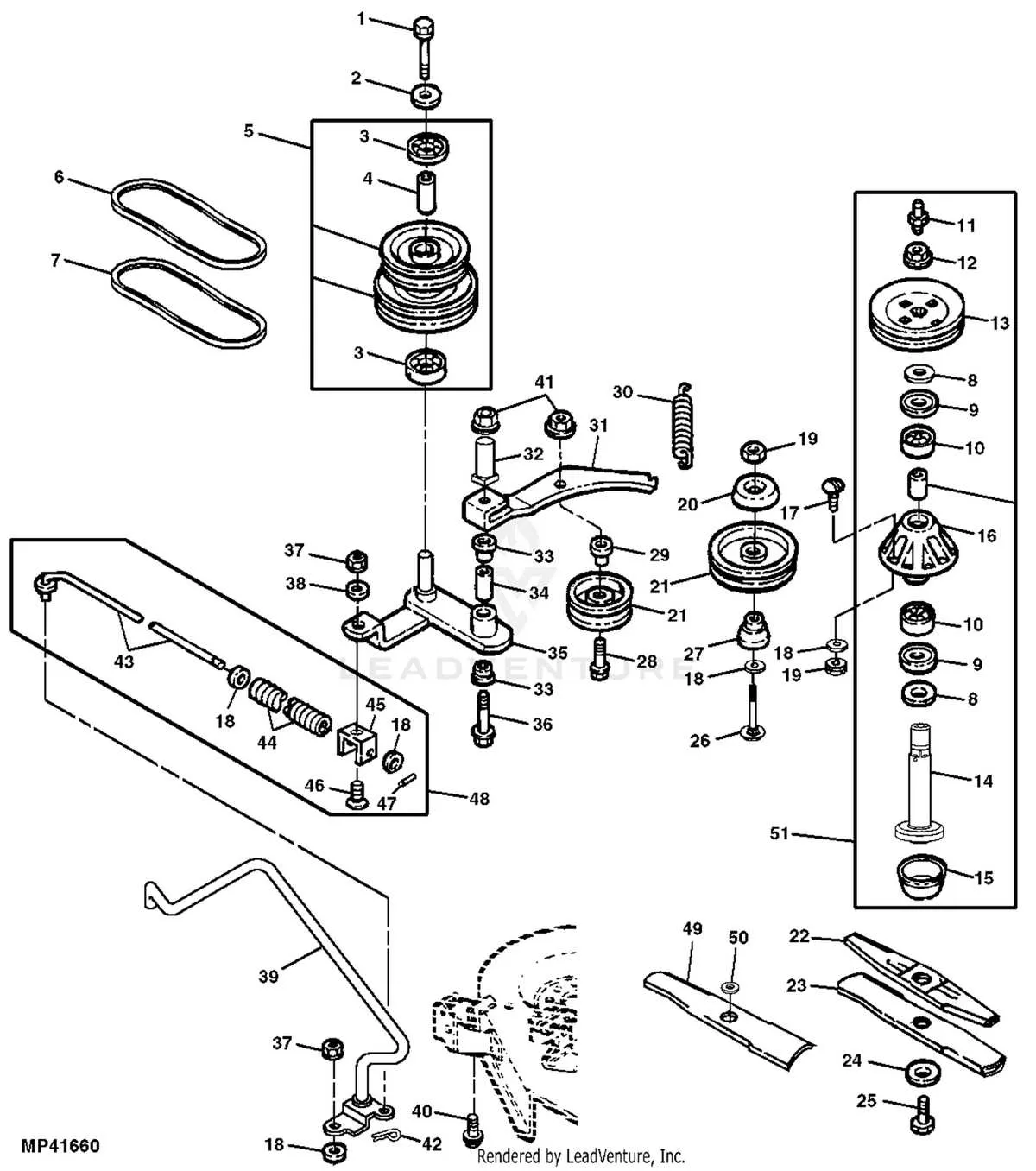 john deere power flow belt diagram