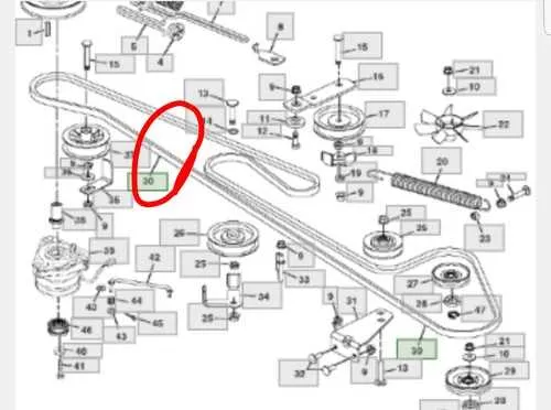 john deere transmission belt diagram