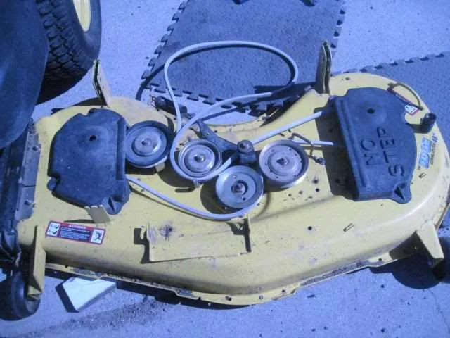 john deere z245 deck belt diagram