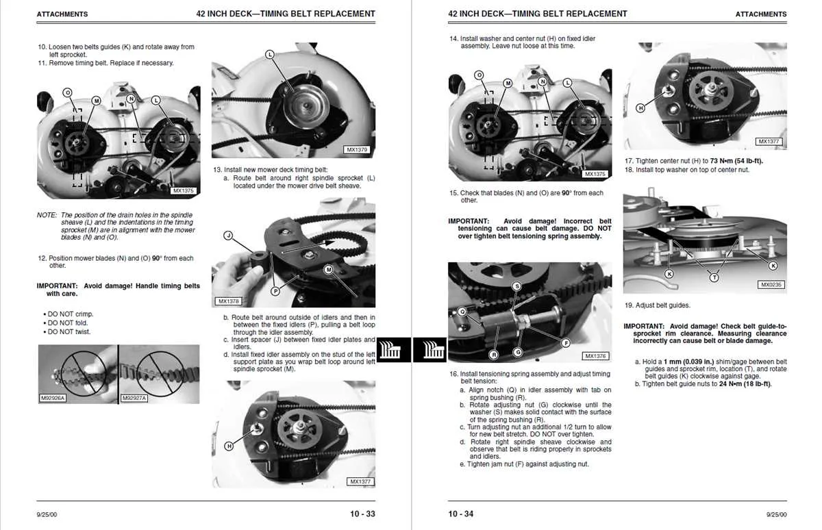 john deere lt133 drive belt diagram