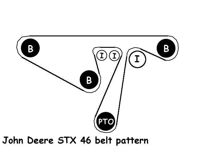 john deere s120 belt diagram