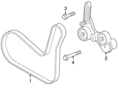 2008 saturn vue serpentine belt diagram