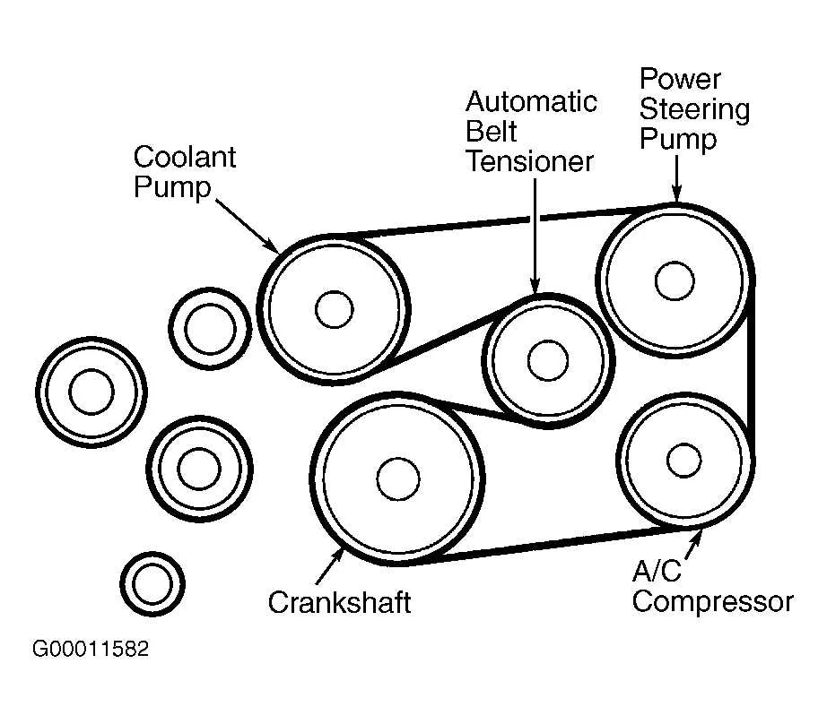2007 mercedes c230 serpentine belt diagram
