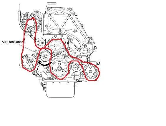 kia sorento belt diagram
