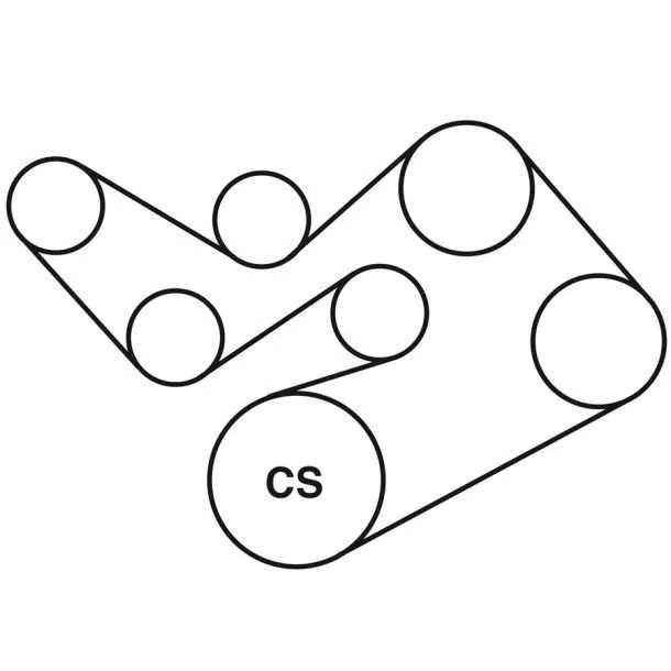 2001 ford taurus serpentine belt routing diagram