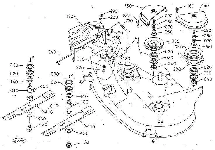 kubota mower deck belt diagram
