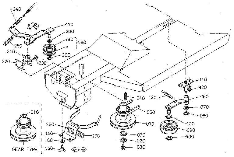 kubota tg1860 belt diagram
