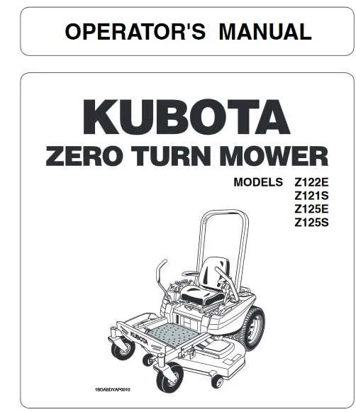kubota z421 drive belt diagram