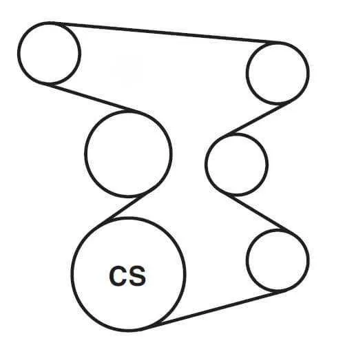 6.7 powerstroke serpentine belt diagram