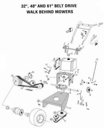 wright stander belt diagram