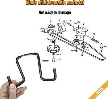 l100 john deere deck belt diagram
