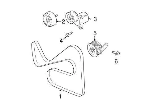 2009 ford fusion 2.3 serpentine belt diagram