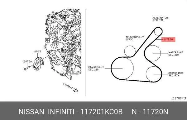2013 nissan juke serpentine belt diagram