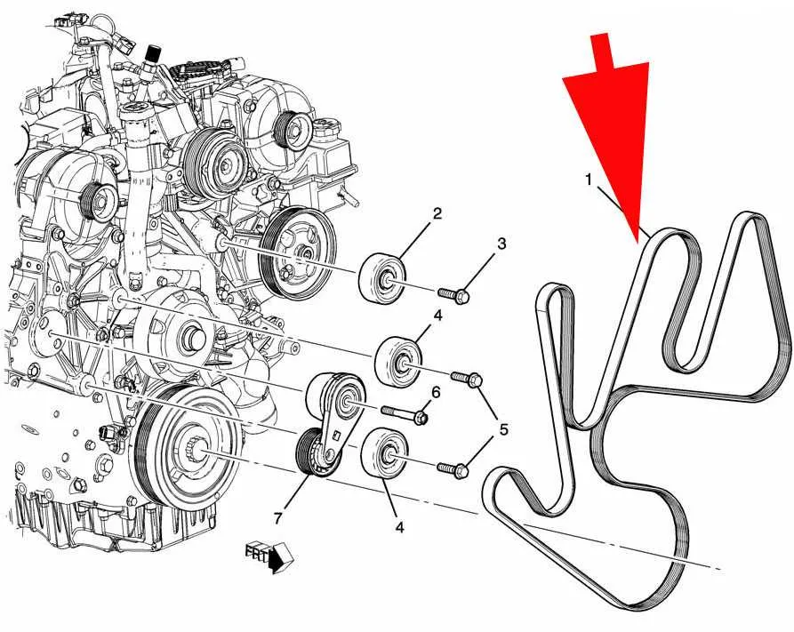 lml duramax belt diagram