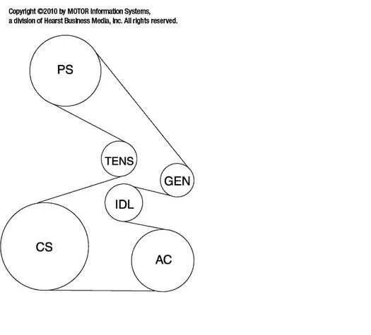 2017 honda accord serpentine belt diagram